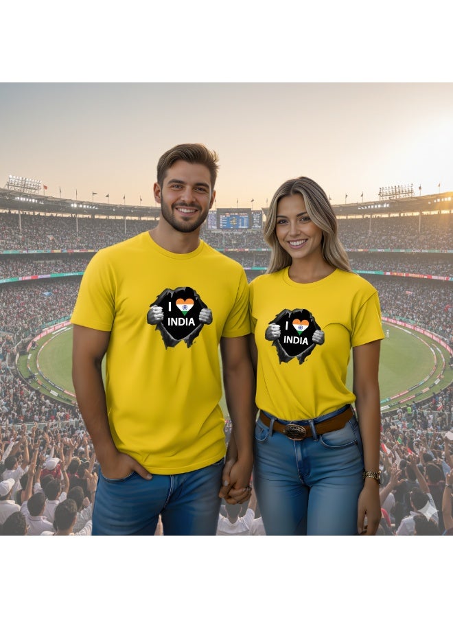 India Cricket World Fans Tshirts Supporting The India Jersey Tshirts For Men,Women ,Kids To Win The Cup - Image 2